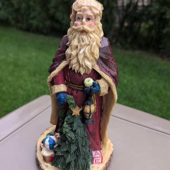 Vintage 1997 Resin Santa Decoration - Picture 1 of 4